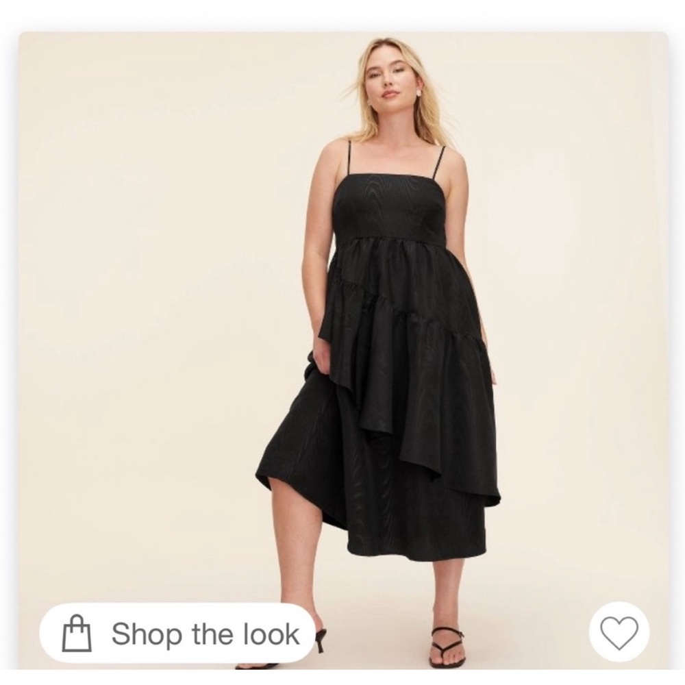 NWT Kate Spade for Target Black Tiered Ruffle Dress Size L